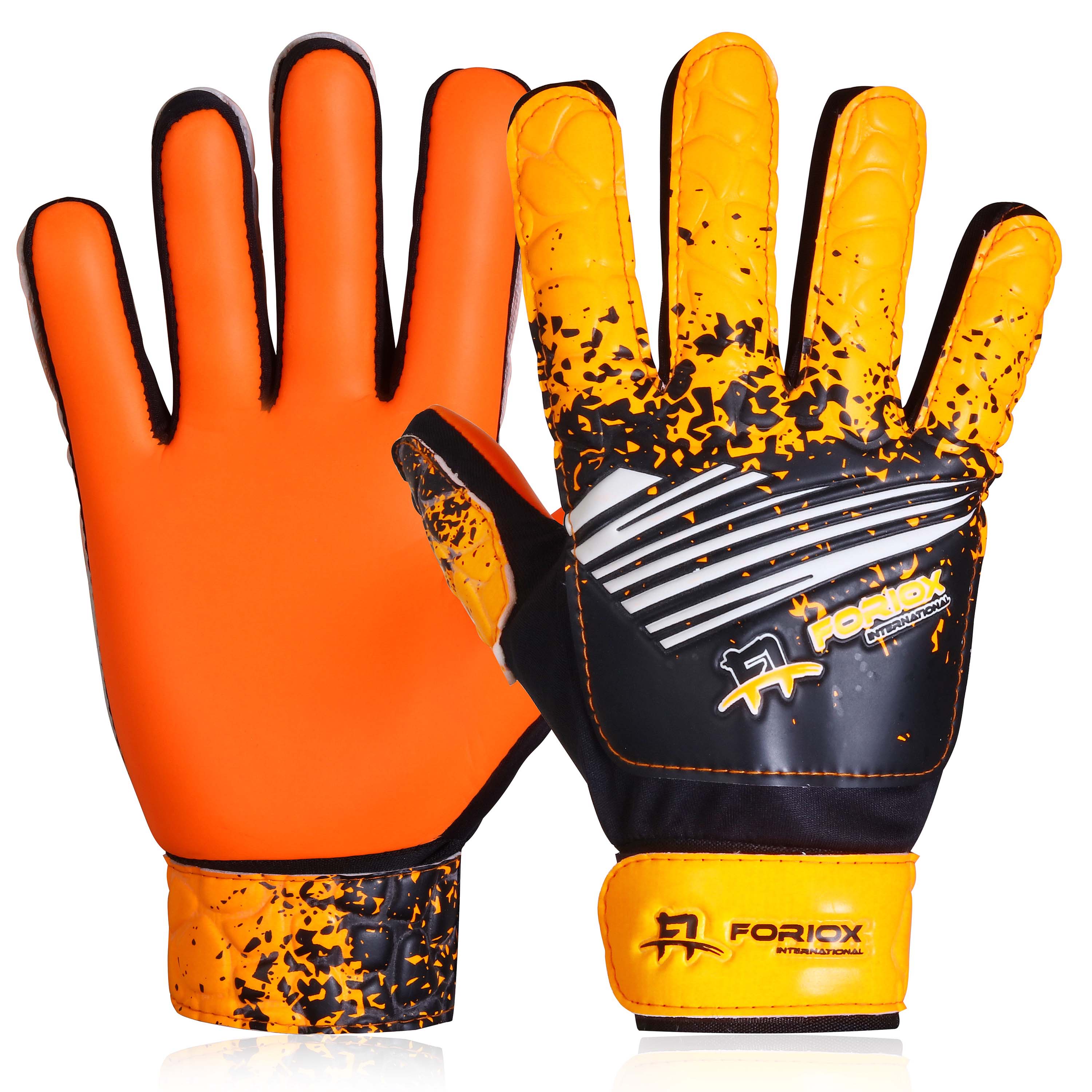 Foriox International Orange Football Goalkeeper Gloves