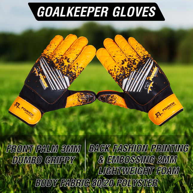 Foriox International Orange Football Goalkeeper Gloves