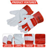 Foriox International Split Leather Work Gloves