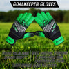 Foriox International Green Football Goalkeeper Gloves