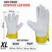 Foriox International Split Leather Work Gloves