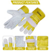 Foriox International Split Leather Work Gloves